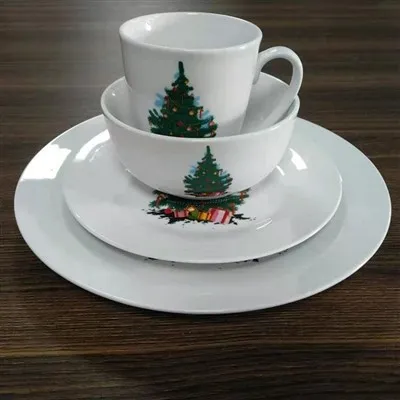 সিরামিক ক্রিসমাস ডিনারওয়ার সেট
