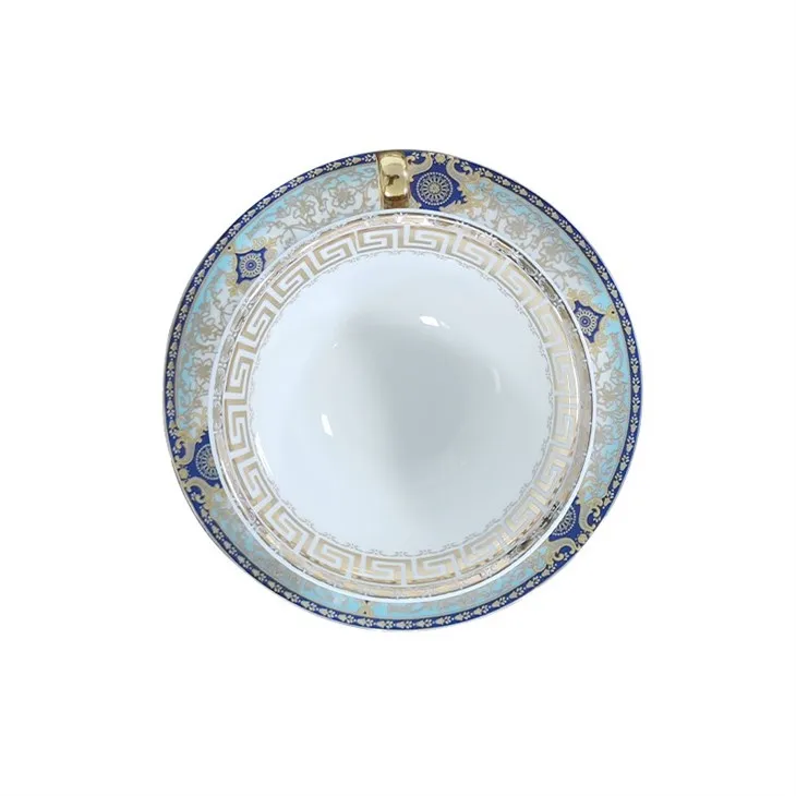 Round Ceramic Handle & Inner Color Mug