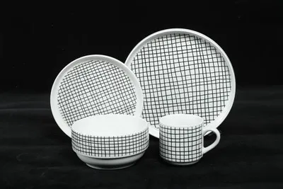 সিরামিক নর্ডিক ডিনারওয়ার সেট