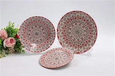 সিরামিক প্যাড প্রিন্টিং ডিনারওয়্যার সেট