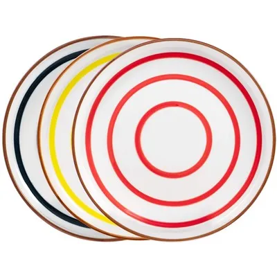 রঙিন হস্তনির্মিত সিরামিক থালাবাসন