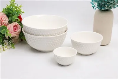 চীনামাটির বাসন এমবসড বাটি