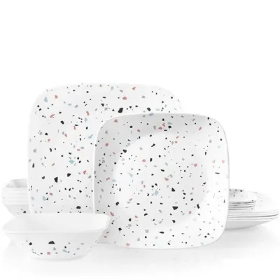 ছোট তাজা সিরামিক টেবিলওয়্যার প্লেট সেট পাইকারি